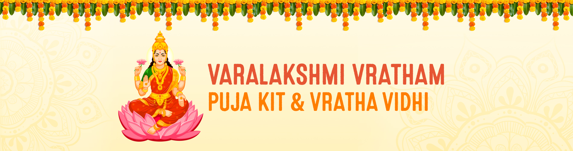 Varalakshmi Vratham Puja kit & Vratha vidhi